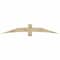 Ekena Millwork Bellingham Rough Sawn Timber Gable Bracket, Douglas Fir, 84"W x 14"H x 2"D x 6"F, 4/12 Pitch GBW084X14X0206BEL00RDF - alternate 1